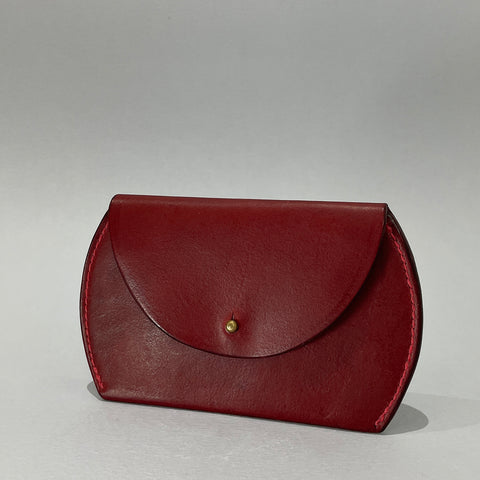 Red Curve Purse by Elizabeth Bond